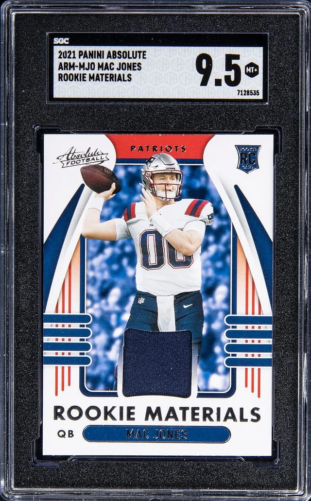 2021 Panini Absolute Mac Jones Materials #ARM-MJO card image