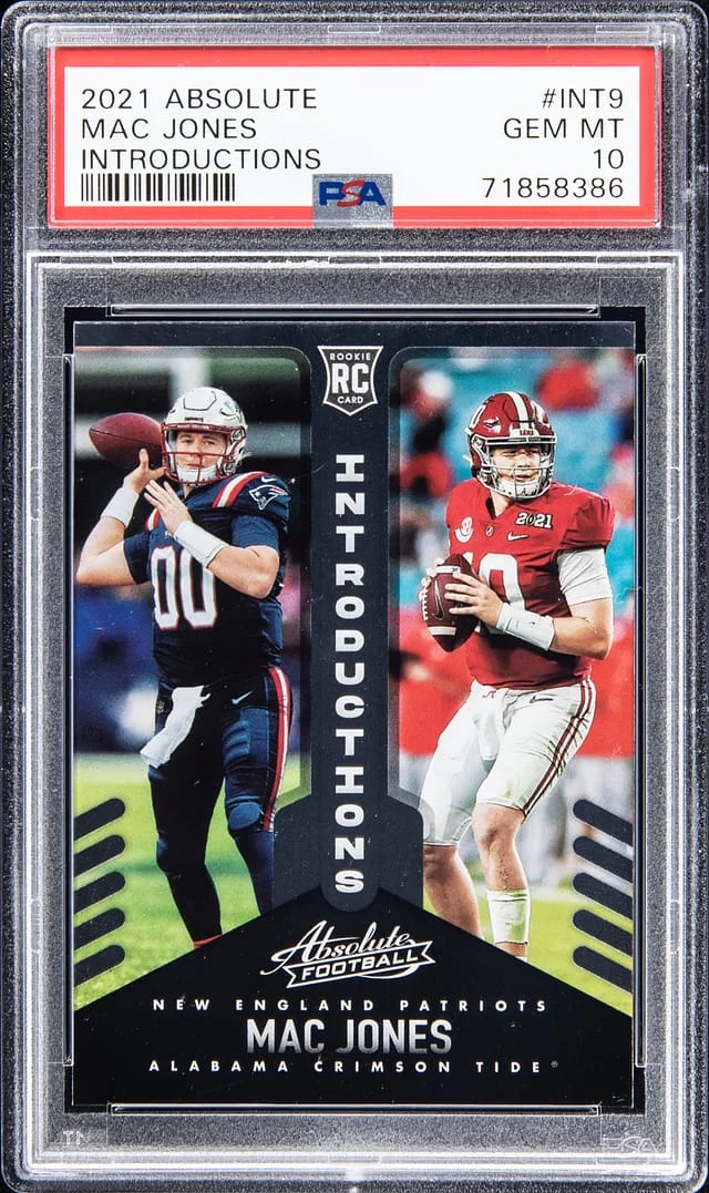 2021 Panini Absolute Mac Jones Introductions #INT9 card image