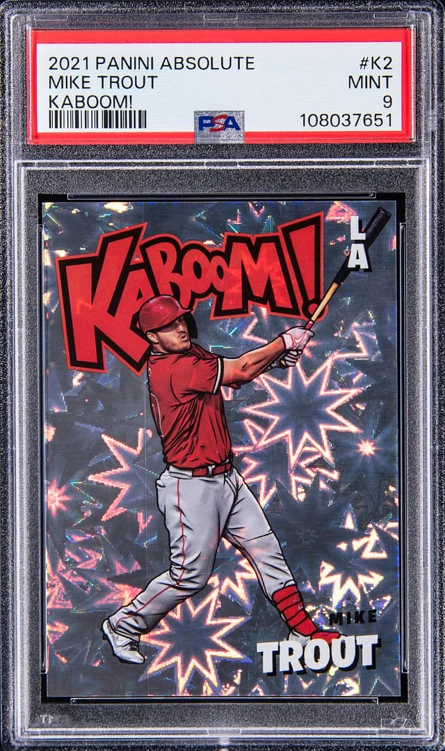 2021 Panini Absolute Mike Trout Kaboom! #K2 card image