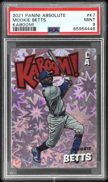 2021 Panini Absolute Mookie Betts Kaboom! #K7 card image