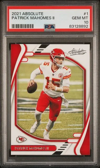 2021 Panini Absolute Patrick Mahomes II #1 card image