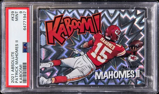 2021 Panini Absolute Patrick Mahomes II Kaboom! #K29 card image
