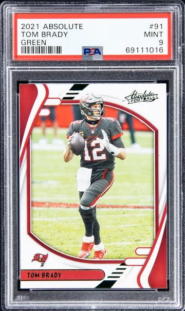 2021 Panini Absolute Tom Brady Green #91 card image