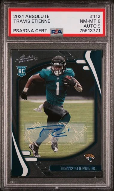 2021 Panini Absolute Travis Etienne Jr. #112 card image