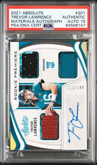 2021 Panini Absolute Trevor Lawrence #201 card image