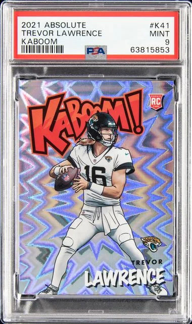 2021 Panini Absolute Trevor Lawrence Kaboom! #K41 card image