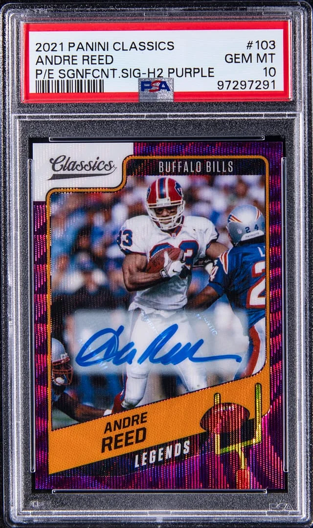 2021 Panini Andre Reed Classics H2 Purple #103 card image