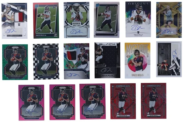 2021 Panini Autographs Assorted Brands Davis Mills Collection (17) - Featuring #10 card image