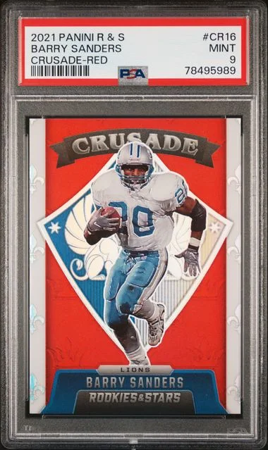 2021 Panini Barry Sanders Rookies & Stars Crusade Red #CR16 card image