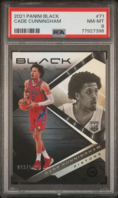2021 Panini Black Cade Cunningham #71 card image
