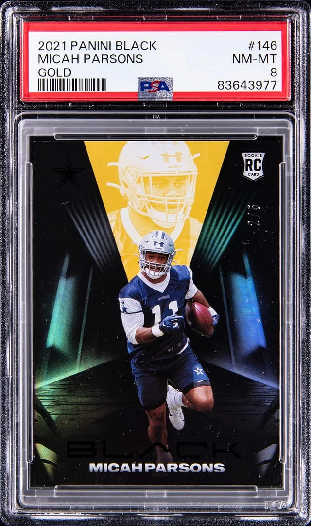 2021 Panini Black Gold Micah Parsons #146 card image