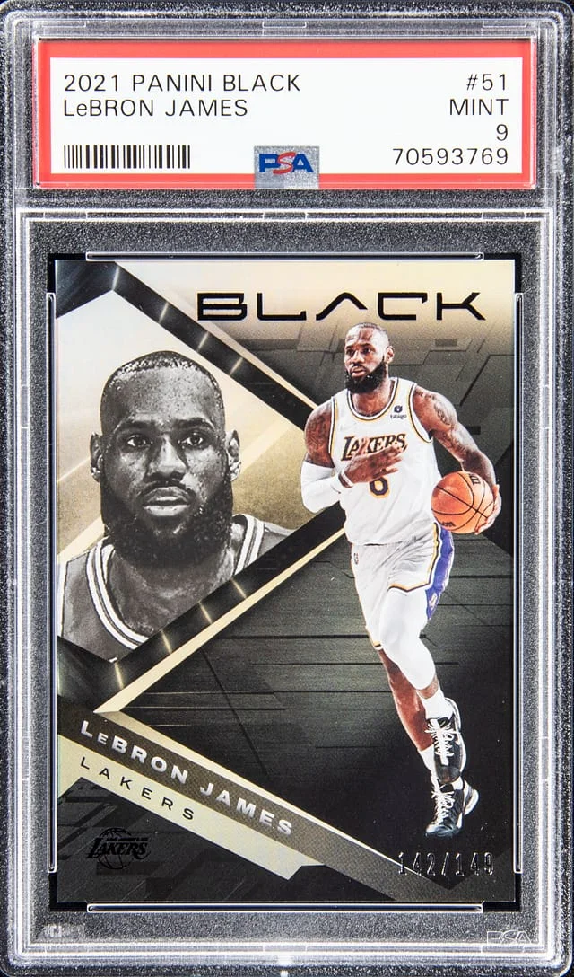 2021 Panini Black LeBron James #51 card image