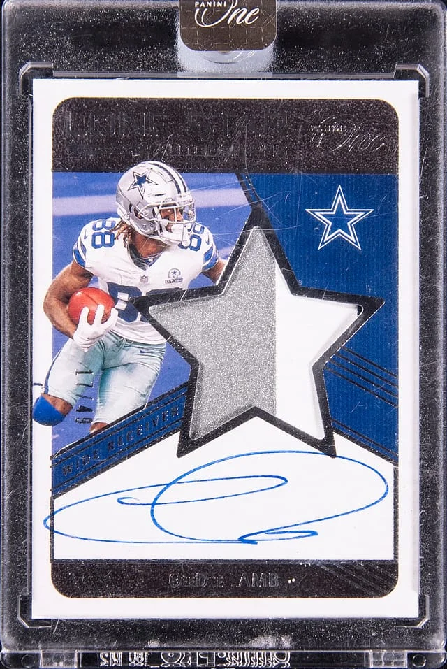 2021 Panini CeeDee Lamb One Lone Star Autographs #98 card image