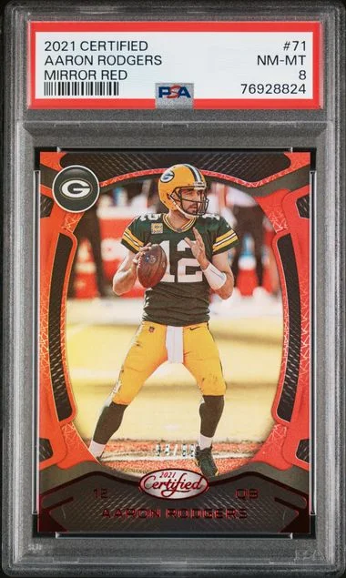 2021 Panini Certified Aaron Rodgers #71 card image