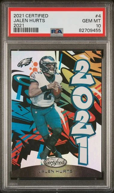 2021 Panini Certified Jalen Hurts 2021 #4 card image