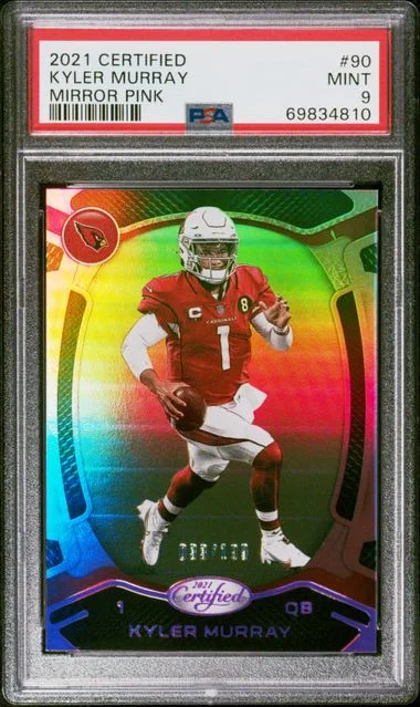 2021 Panini Certified Kyler Murray Mirror Pink #90 card image