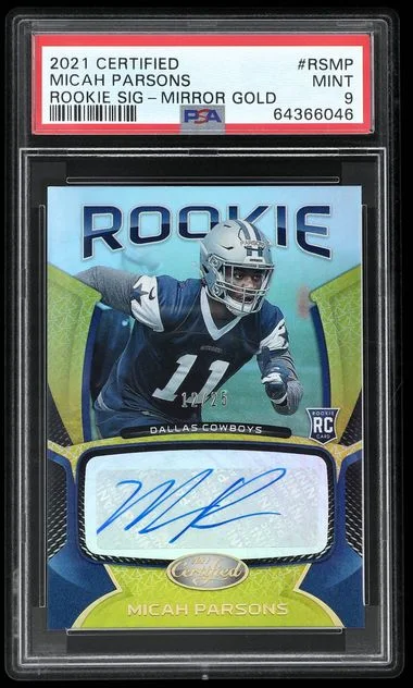 2021 Panini Certified Micah Parsons Signatures #RSMP card image