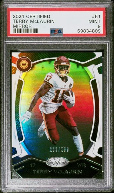 2021 Panini Certified Terry McLaurin Mirror #61 card image