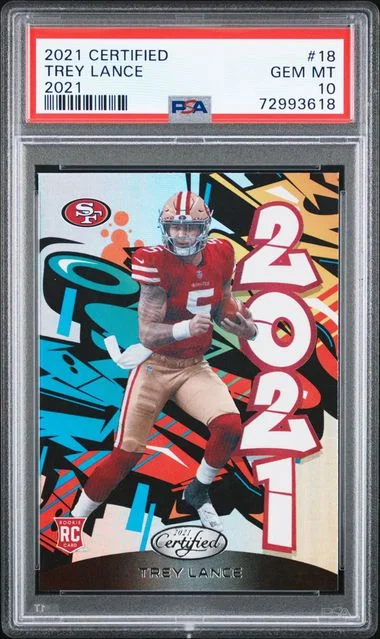 2021 Panini Certified Trey Lance 2021 #18 card image