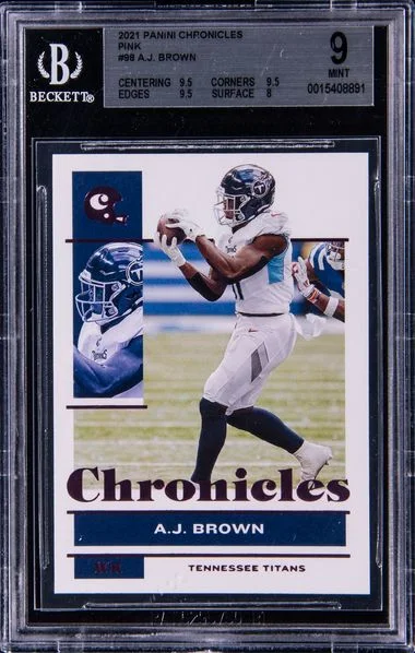 2021 Panini Chronicles A.J. Brown Pink #98 card image