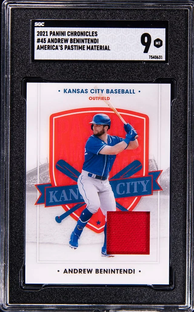 2021 Panini Chronicles Andrew Benintendi America's Pastime Material #45 card image