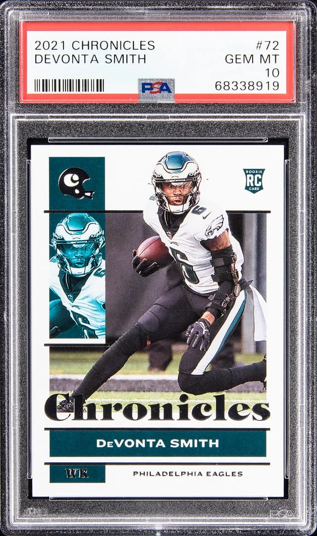 2021 Panini Chronicles DeVonta Smith #72 card image