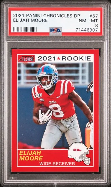 2021 Panini Chronicles Draft Picks Elijah Moore #57 card image