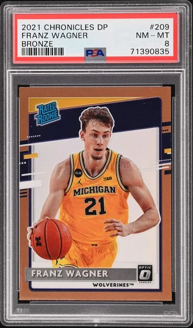 2021 Panini Chronicles Draft Picks Franz Wagner Bronze #209 card image