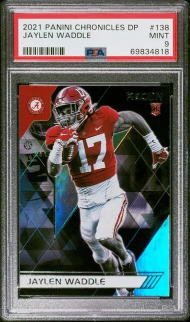 2021 Panini Chronicles Draft Picks Jaylen Waddle #138 card image