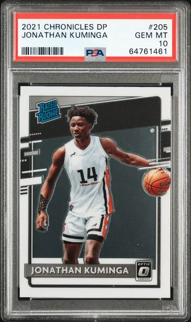 2021 Panini Chronicles Draft Picks Jonathan Kuminga #205 card image