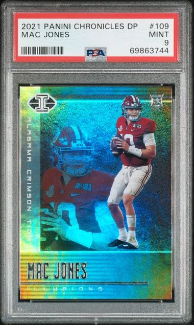 2021 Panini Chronicles Draft Picks Mac Jones #109 card image