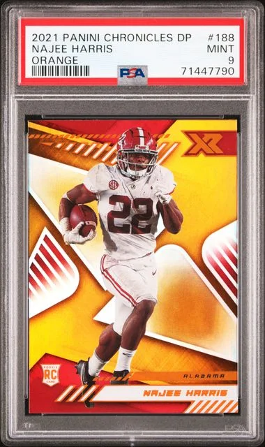 2021 Panini Chronicles Draft Picks Najee Harris Orange #188 card image