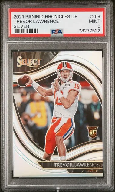 2021 Panini Chronicles Draft Picks Trevor Lawrence Pink #258 card image