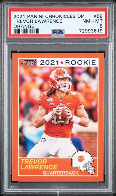 2021 Panini Chronicles Draft Picks Trevor Lawrence #58 card image
