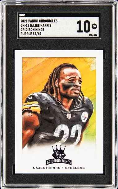 2021 Panini Chronicles Gk-12 Najee Harris Gridiron Kings - Purple #32/49 card image