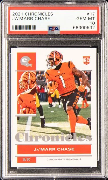 2021 Panini Chronicles Ja’Marr Chase #17 card image