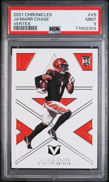 2021 Panini Chronicles Ja'Marr Chase Vertex #V5 card image