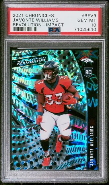 2021 Panini Chronicles Javonte Williams Revolution Impact #REV-9 card image