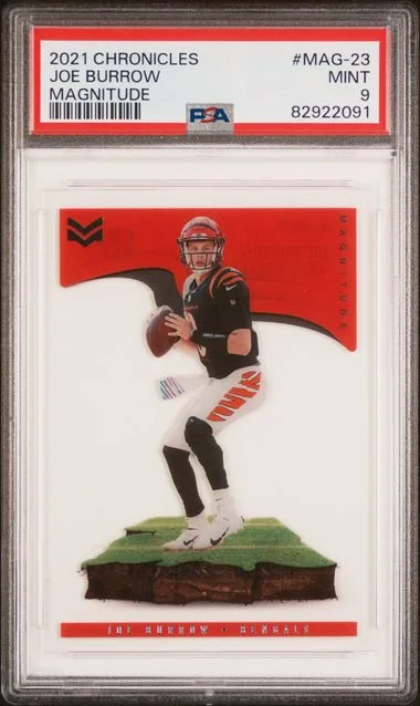 2021 Panini Chronicles Joe Burrow Magnitude #Mag-23 card image