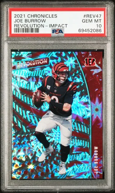 2021 Panini Chronicles Joe Burrow Revolution Impact #REV-47 card image