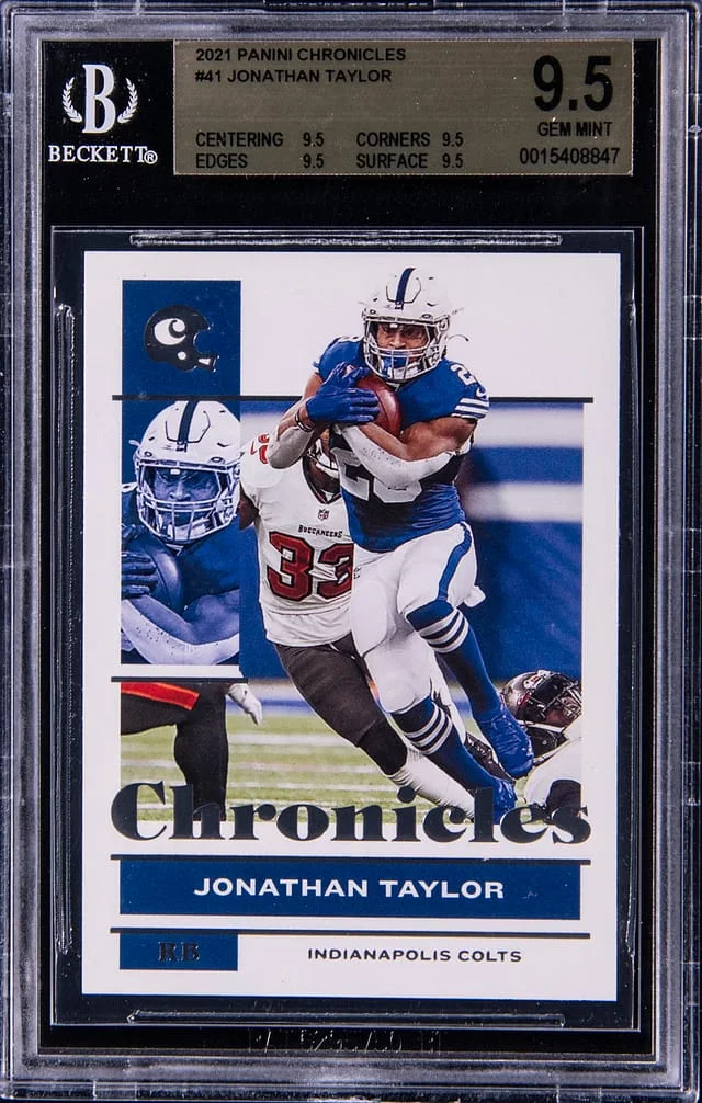 2021 Panini Chronicles Jonathan Taylor #41 card image