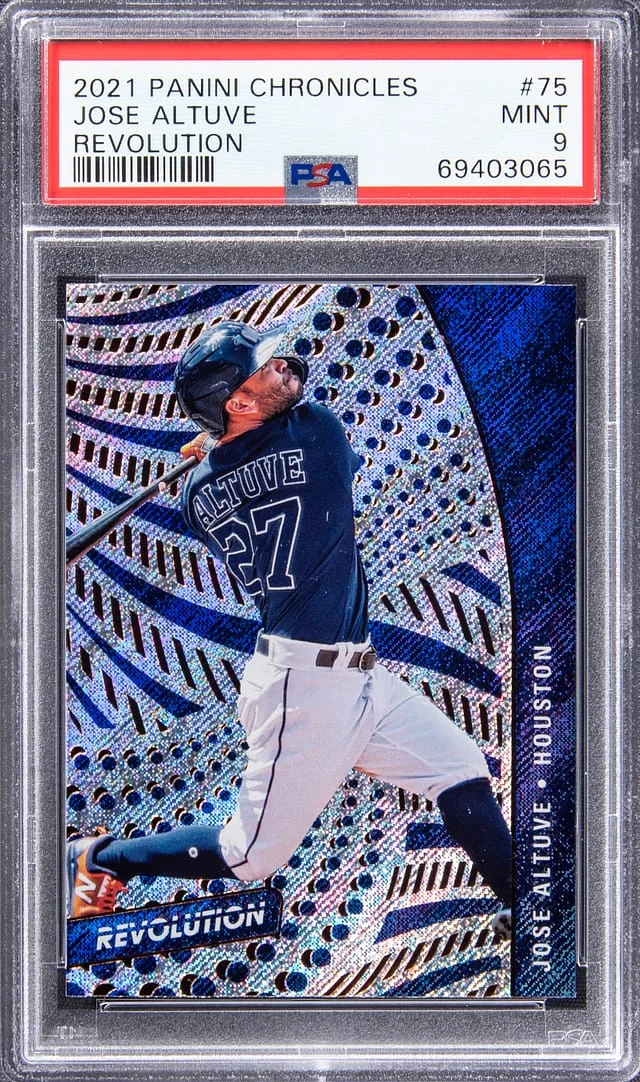 2021 Panini Chronicles Jose Altuve Revolution #75 card image