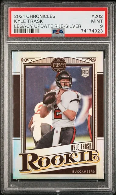 2021 Panini Chronicles Kyle Trask Legacy Update Rookies Silver Prizm #202 card image