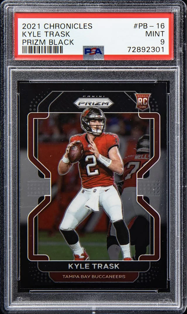 2021 Panini Chronicles Kyle Trask Prizm Black #PB16 card image