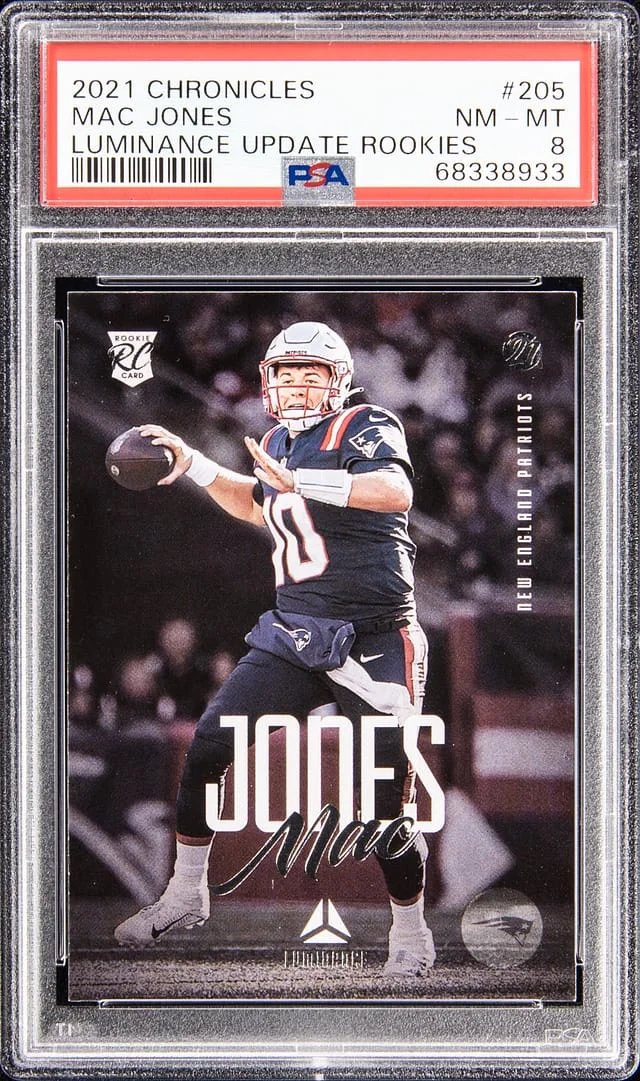 2021 Panini Chronicles Mac Jones Prestige Update #205 card image