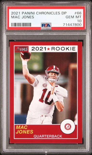 2021 Panini Chronicles Mac Jones #66 card image