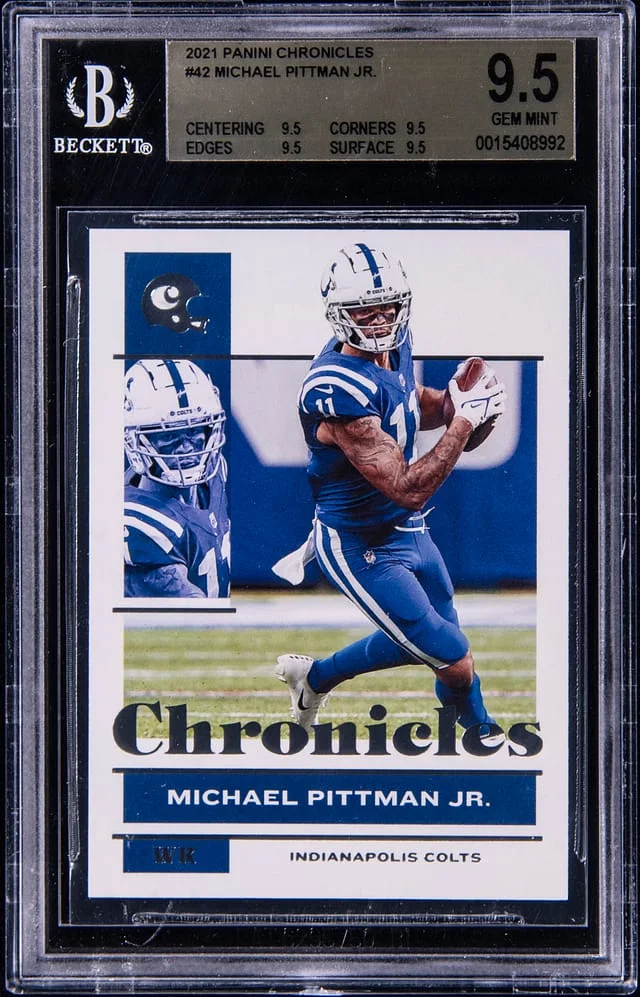 2021 Panini Chronicles Michael Pittman Jr. #42 card image
