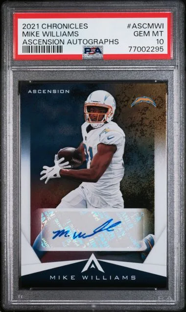 2021 Panini Chronicles Mike Williams Ascension Autographs #ASCMWI card image