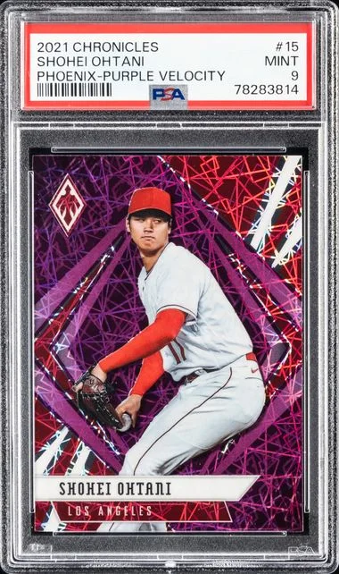 2021 Panini Chronicles Shohei Ohtani Phoenix Building Blocks #15 card image