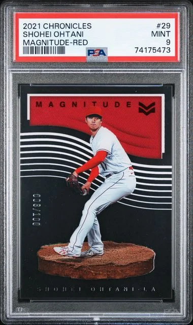 2021 Panini Chronicles Shohei Ohtani Magnitude #29 card image